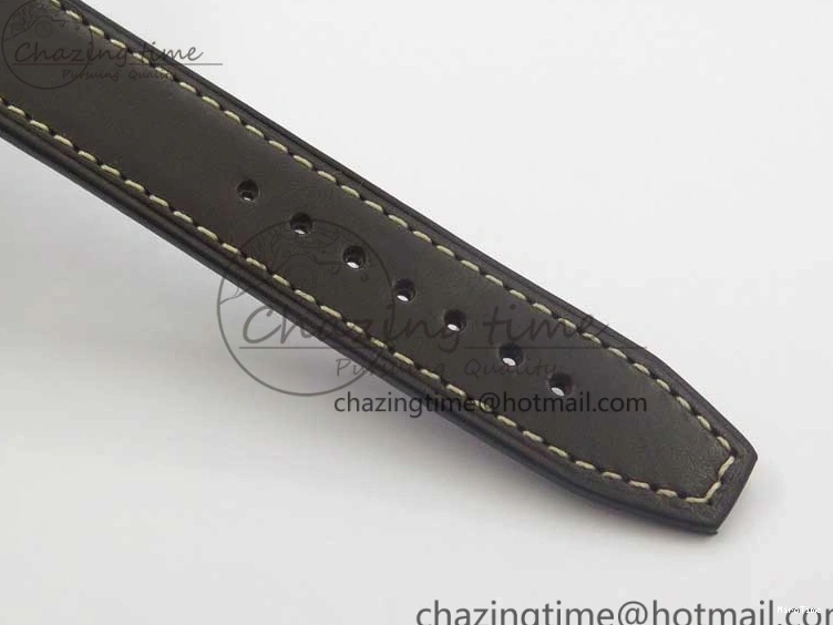 MIROTIME 1221 Pilot Chrono Spitfire IW387903 SS ZF 1:1 Best Edition Black Dial on Brown Leather Strap A OdorResistant 7127